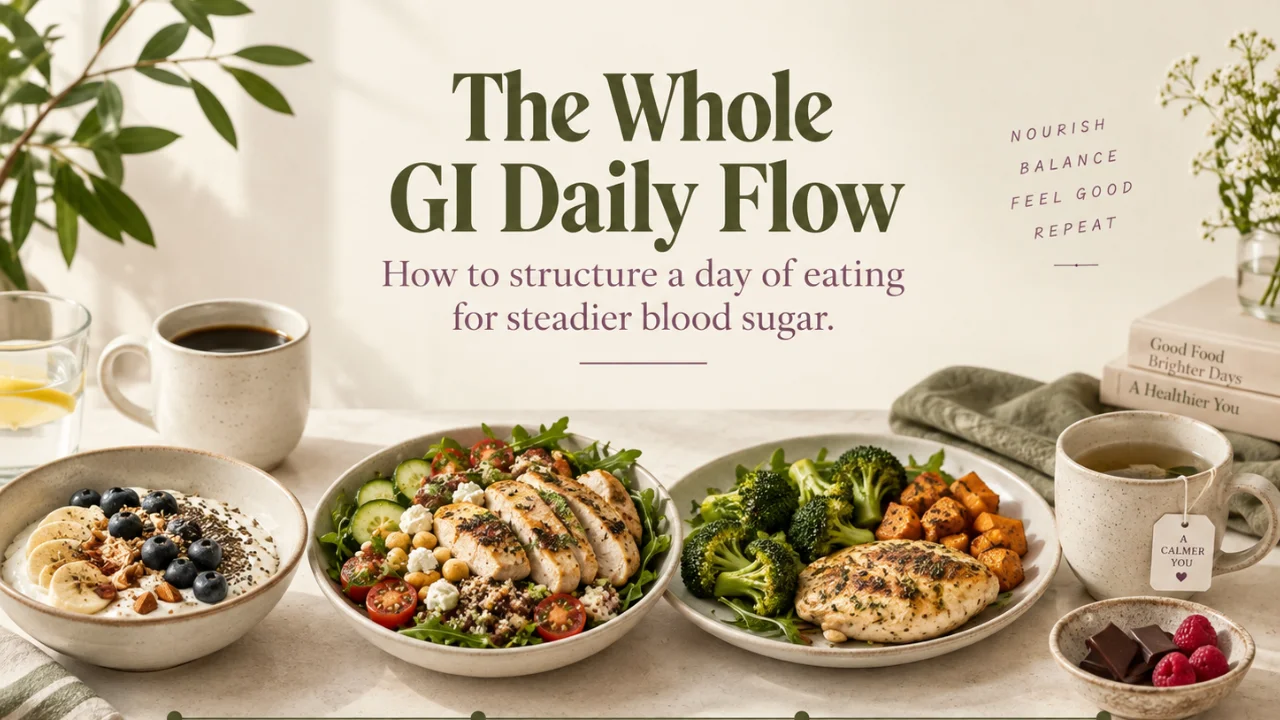 The Whole GI Daily Flow: How I Structure a Day of Eating for Steadier Blood Sugar